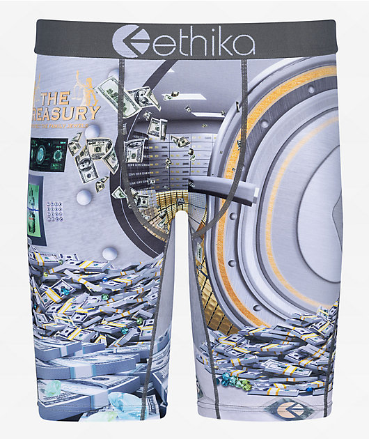 Ethika Diff Contracts Grey Boxer Briefs