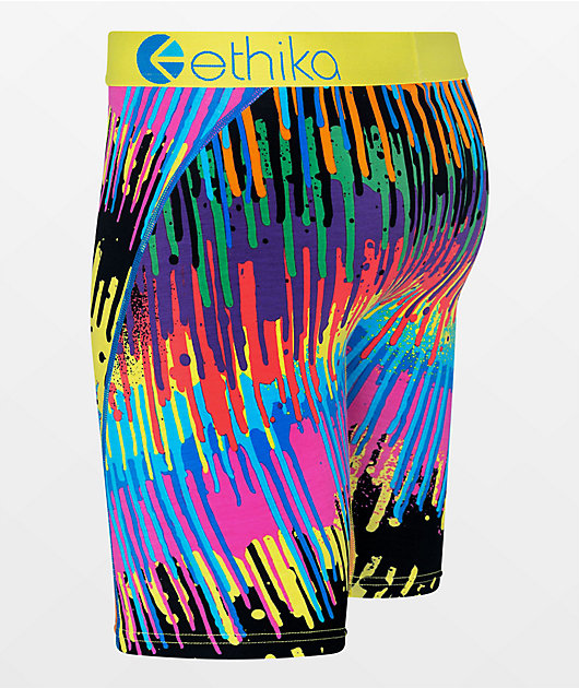 Ethika Dripped Out Lime Boxer Briefs
