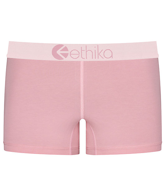 Womens Underwear, Ethika Rated E Staple Blue Boyshort Underwear