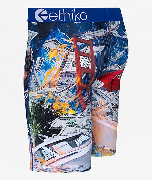 Ethika El Fuego Blue Boxer Briefs