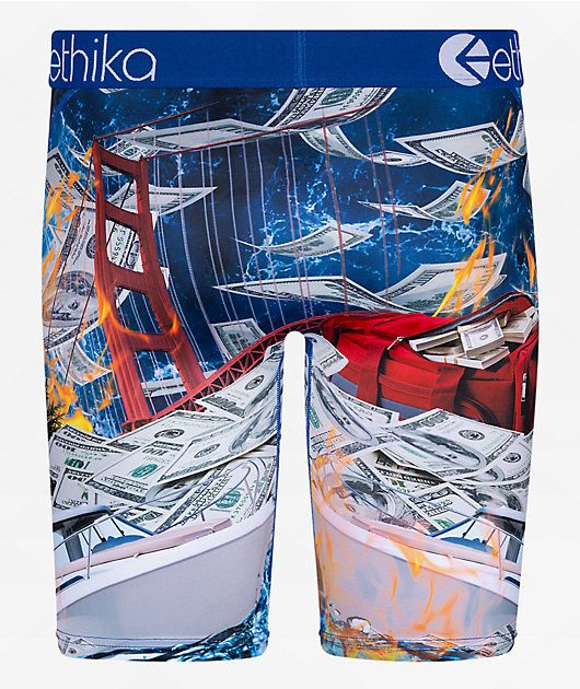 Ethika El Fuego Blue Boxer Briefs