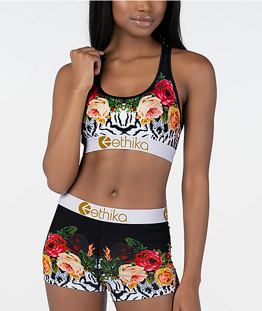 Ethika Floral Jungle Boyshort Underwear