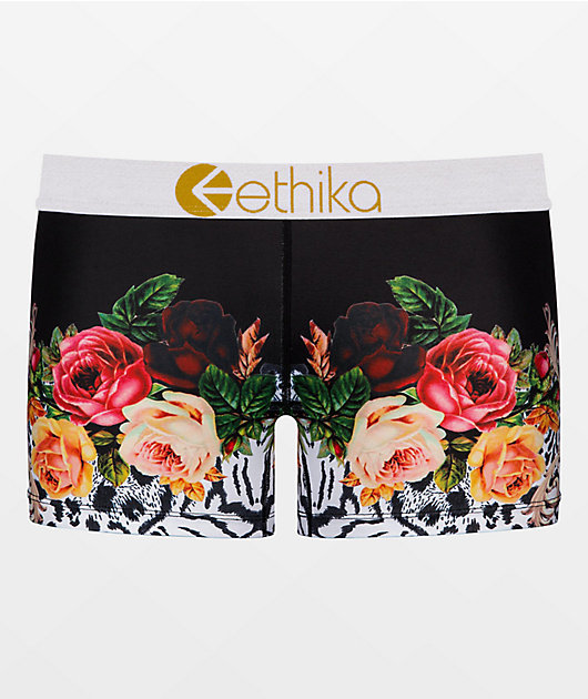 Ethika Floral Jungle Boyshort Underwear