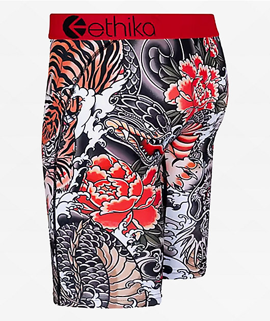 Ethika Fury Tattoo Red Boxer Brief