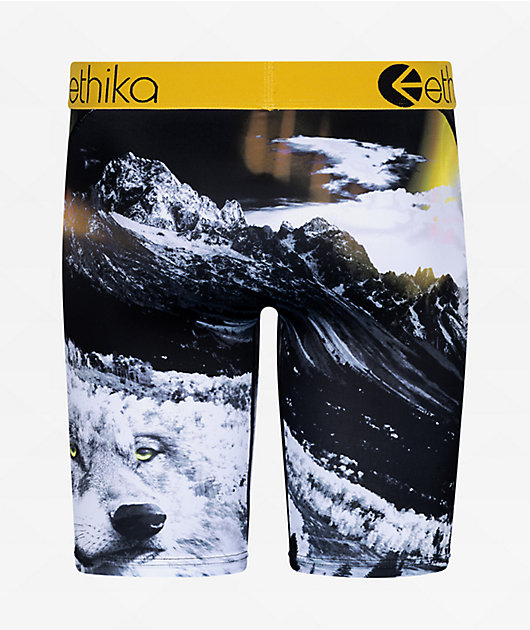 Ethika Kids Awwoo Yellow Boxer Briefs