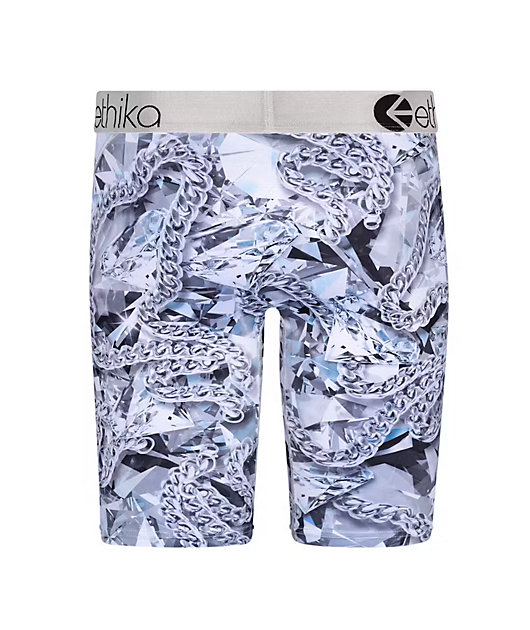 Ethika Kids Benji Diamonds Boxer Briefs