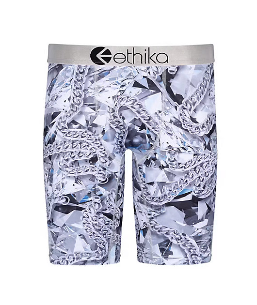 Ethika Kids Benji Diamonds Boxer Briefs