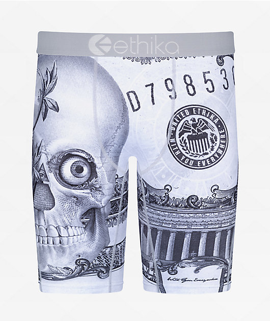 Ethika Kids Dead Dollaz Grey Boxer Briefs