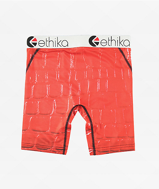 Ethika Kids Gator Bite Red Boxer Briefs