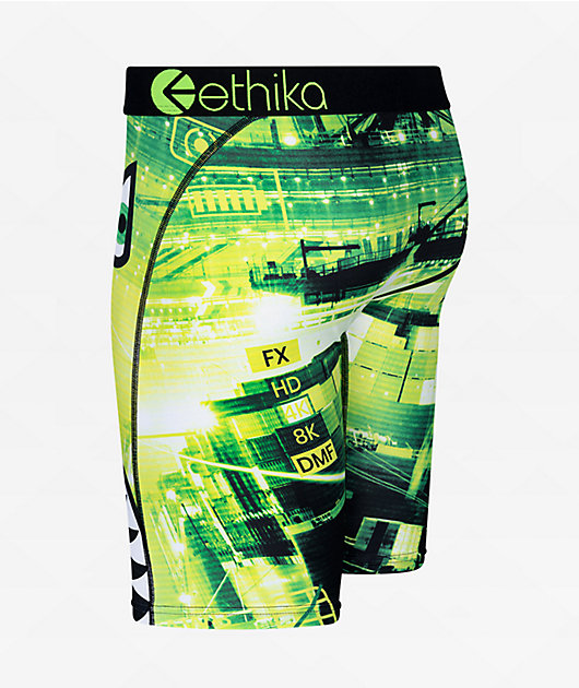 Ethika Kids Going Dark Green Boxer Briefs
