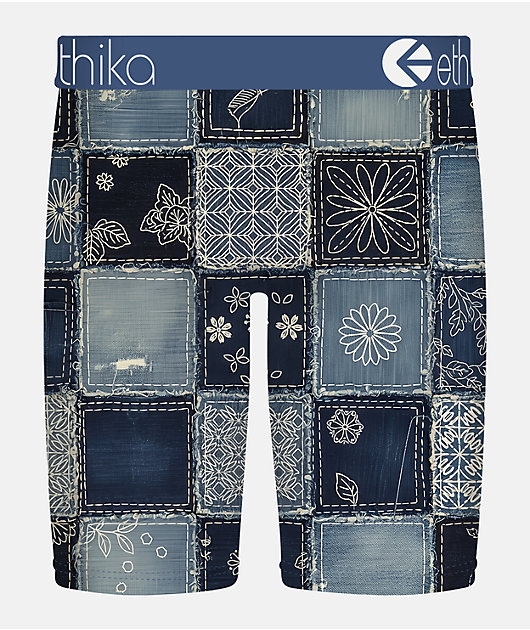 Ethika Kids Shashiko Bomber Boxer Briefs