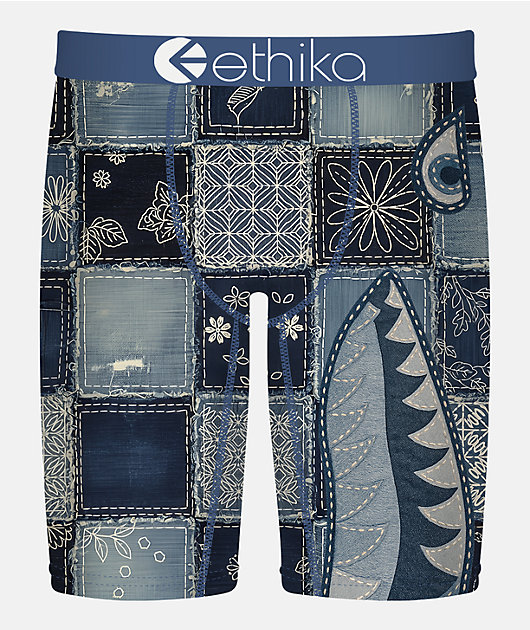 Ethika Kids Shashiko Bomber Boxer Briefs