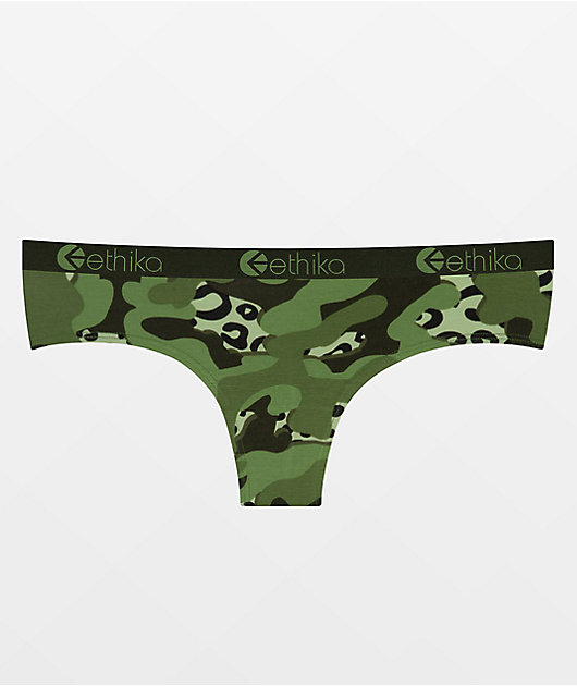 Ethika Leopard Camo Cheeky Underwear Bottoms