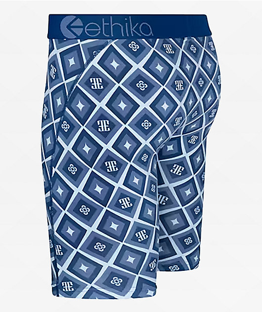 Ethika Lux Diamond Blue Boxer Briefs
