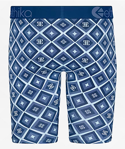 Ethika Lux Diamond Blue Boxer Briefs