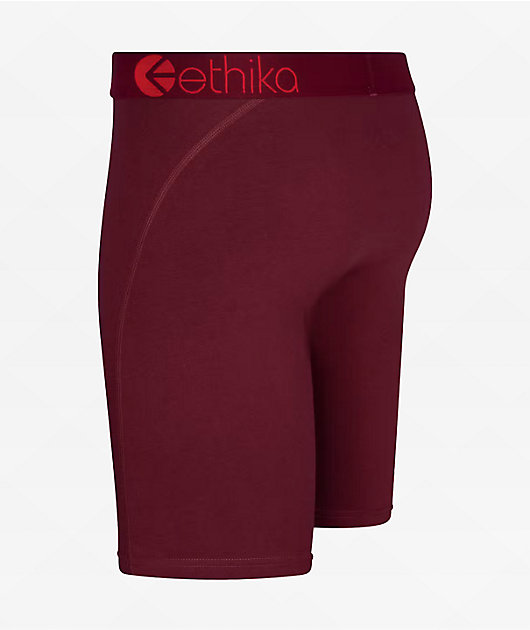 Ethika Malbec Red Boxer Briefs