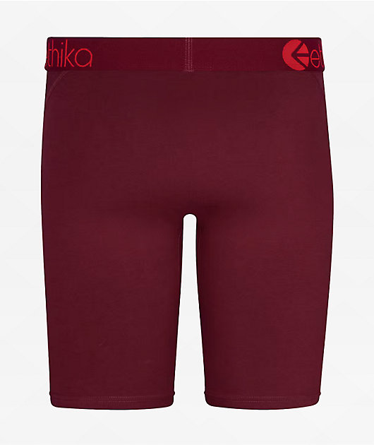 Ethika Malbec Red Boxer Briefs