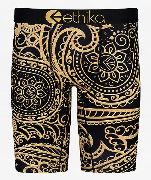 Ethika Royal Bandana Black Boxer Briefs