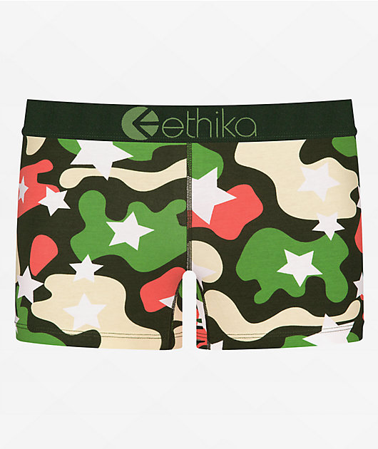 Ethika Star Camo Staple Boyshort Underwear