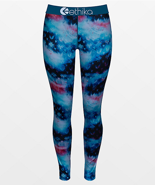 Ethika Tie Dye Floral Leggings