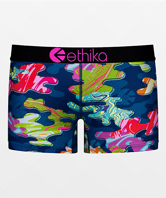 Ethika Trippy Silk Boyshort Underwear