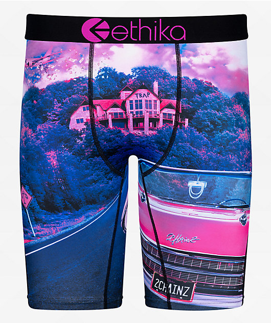 【正規販売店】 Chainz 2 x Ethika Trap Zumiez | Briefs Boxer Pink City Clothing
