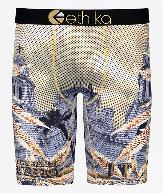 Medusa Greek Key waistband boxers