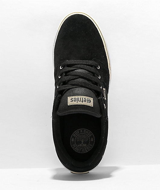 Etnies Zwarte Skate Vetersluiting Laag model Black Heren