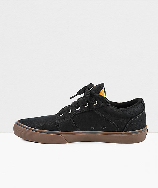 Etnies Barge LS Black & Gum Skate Shoes