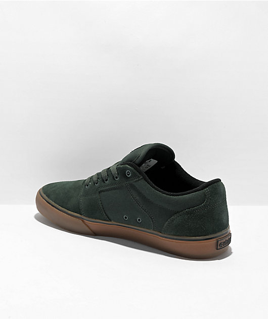 Etnies Barge LS Green & Gum Skate Shoes