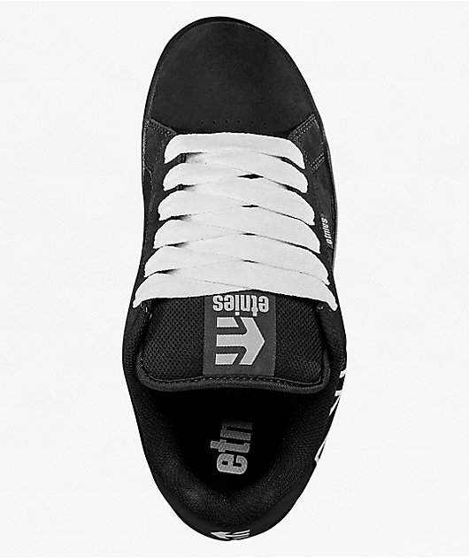Etnies Fader Black & White Skate Shoes