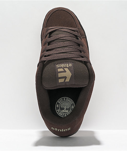 Etnies Kingpin Calzado de skate marrón y negro