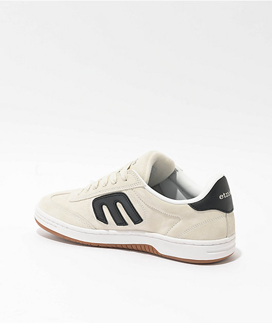 Etnies Locut White & Black Skate Shoes