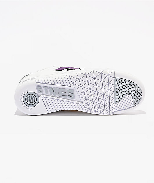 Etnies Locut Multicolor Patches White Skate Shoes