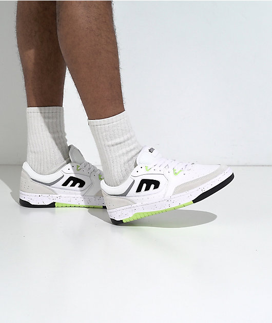 Etnies Loot White, Black & Green Skate Shoes video