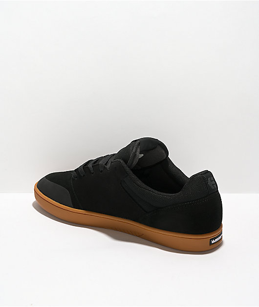 Etnies Marana zapatos de skate negros, gris oscuro y de goma