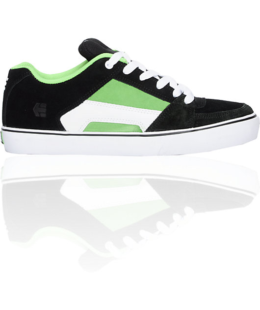 black and green etnies