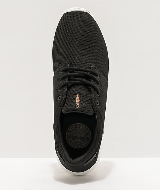 Etnies Scout Black, White & Gum Skate Shoes