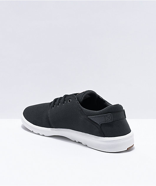 Etnies Scout Black, White & Gum Skate Shoes