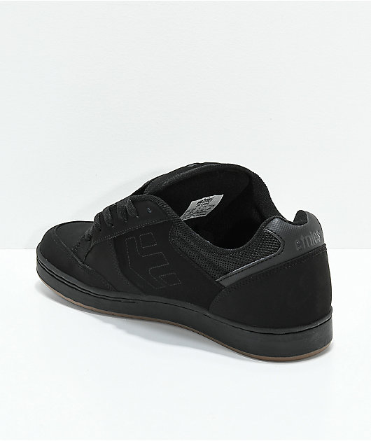 Etnies Swivel Black \u0026 Gum Skate Shoes 
