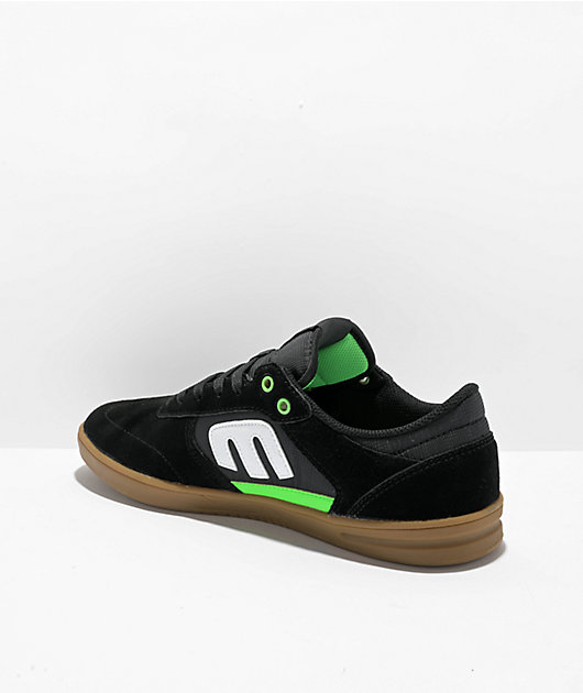 etnies シューズ ブラック/グリーン　VANSxDIME サイズ11 Etnies x Doomed Windrow Black, Green & Gum Skate Shoes | Zumiez