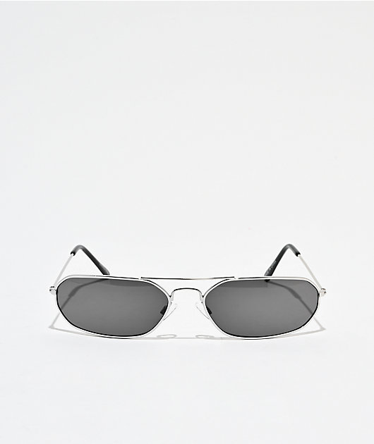 Everett Speeder Silver & Black Sunglasses