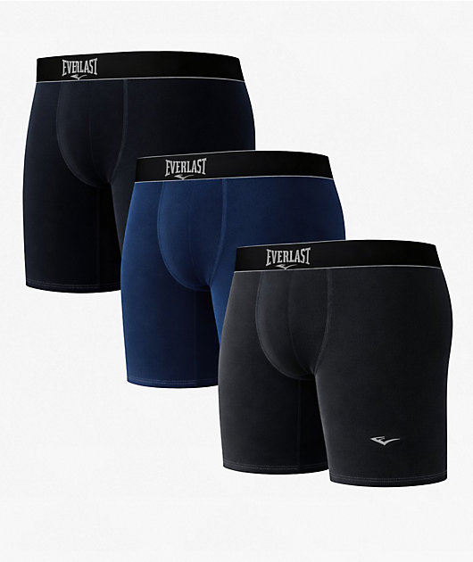 Everlast 3 Pack Assorted Boxer Briefs