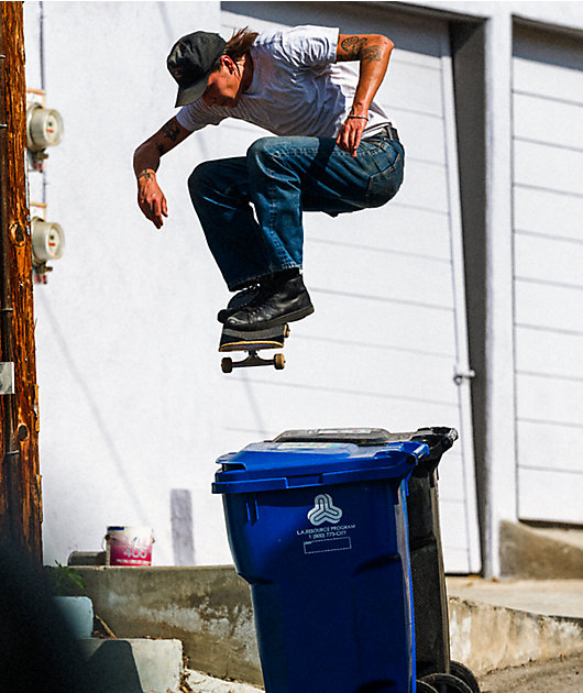 FACT. CNTRL Monkey Black Leather Skate Shoes