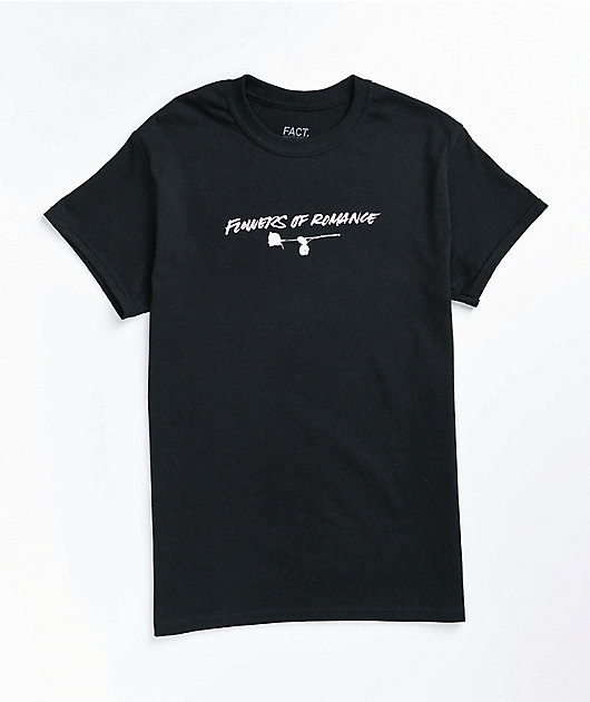 FACT. For Roses Black T-Shirt