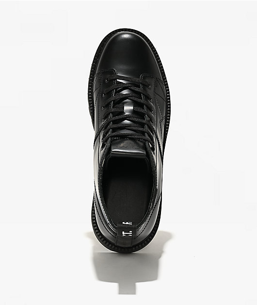 FACT. Monkey Black Leather Boots