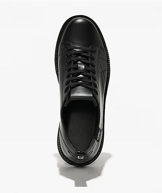 FACT. Monkey Black Leather Shoes