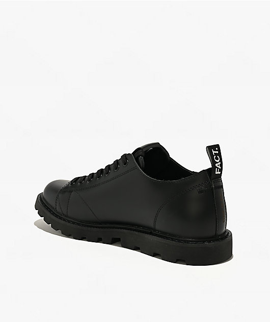 FACT. Monkey Black Leather Shoes