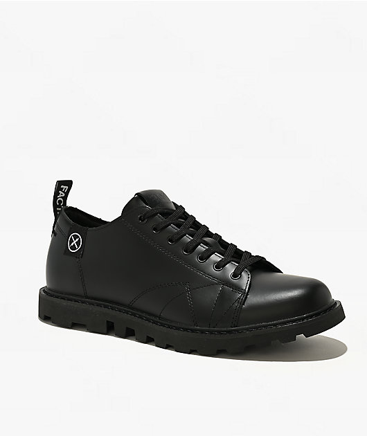 FACT. Monkey Black Leather Shoes