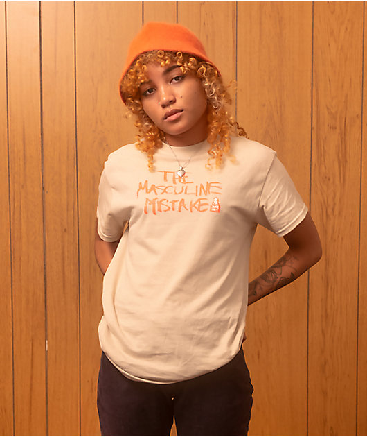 FACT. x Xgirl Masculine Mistake Tan T-Shirt